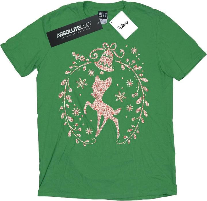 Disney Bambi Christmas Wreath TShirt (M)