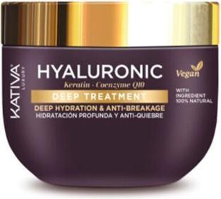 Kativa Hyaluronic Keratin & Coenzyme Q10 Deep Treatment - Moisturizing Hair Mask - 300ml (300 ml)