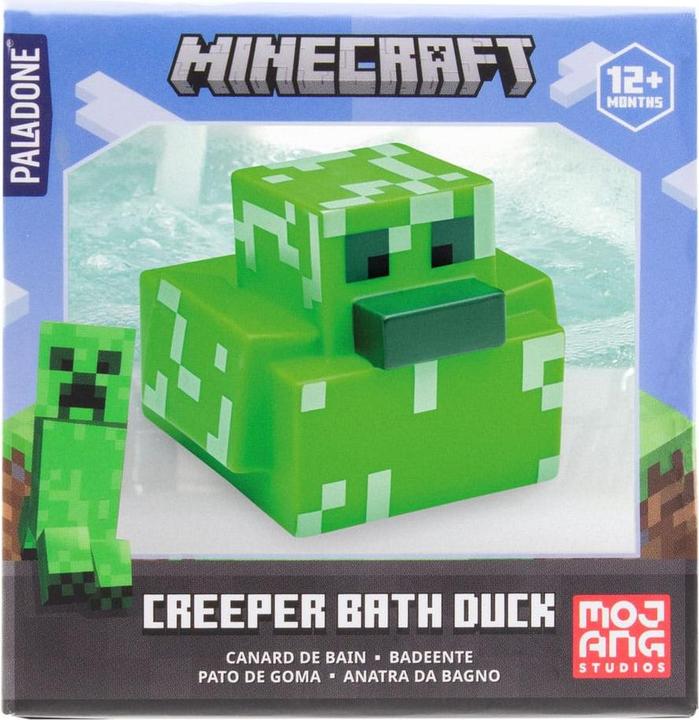 Actual product image Paladone Products Minecraft Creeper Bath Duck