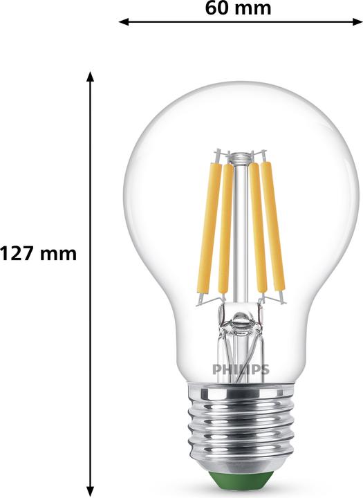 Produktbild Philips Classic LED Lampe (E27, 4 W, 840 lm, 3 x, A)