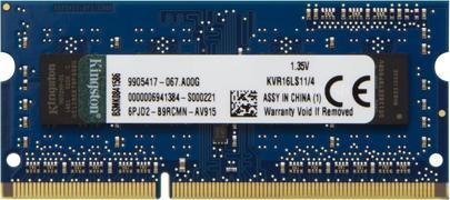Immagine prodotto Kingston ValueRAM (1 x 4GB, 1600 MHz, DDR3L-RAM, SO-DIMM)