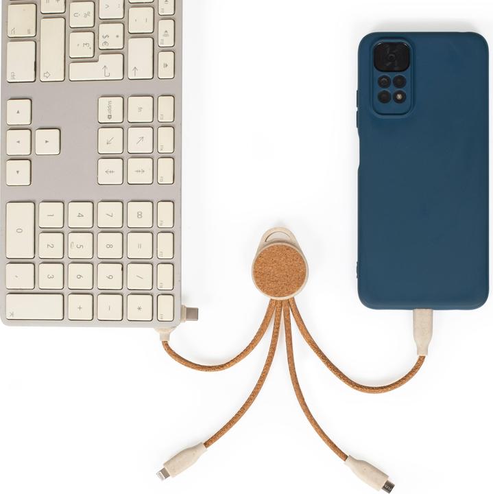 Produktbild Livoo Ladekabel mit mehreren Endstücken (0.15 m, USB 3.2 Gen 1, 10 W)