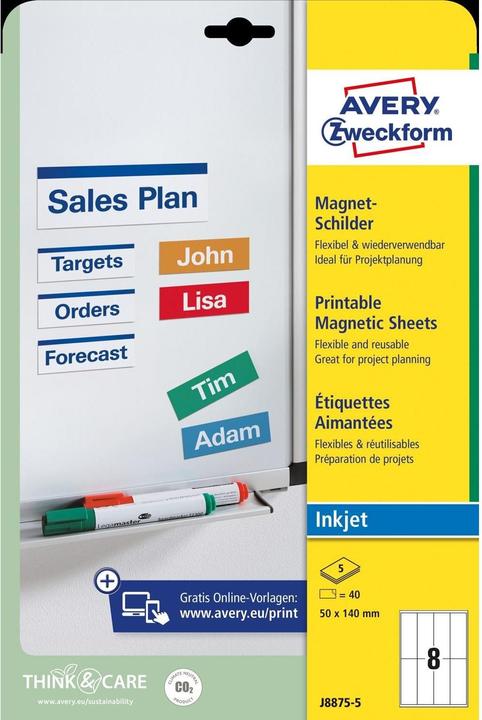 Produktbild Avery Bedruckbare Magnete