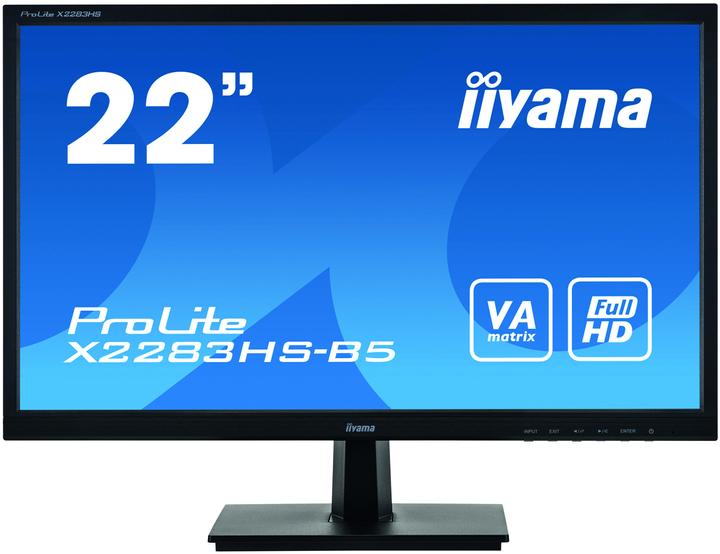 iiyama ProLite X2283HS-B5 (1920 x 1080 pixels, 21.50")