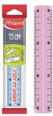 Immagine prodotto Maped Righello infrangibile da studio 15 cm Mix di 2 colori (150 mm)
