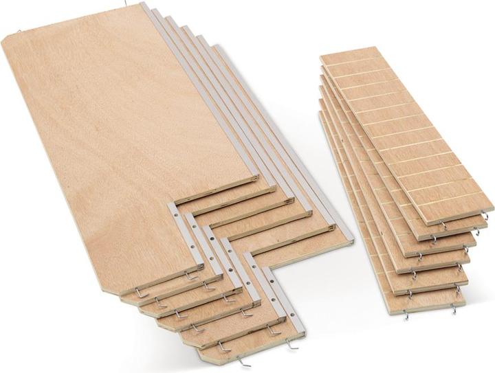 Savic Piastre in legno, 60 x 29 x 44 cm, Set 4 pezzi