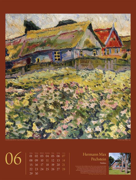 Produktbild KunstGeschichten - Meisterwerke und die Orte ihrer Inspiration Kalender 2026 (Harter Einband, Deutsch)