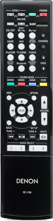 Image du produit Denon Avr-X1100w (7.2 canaux, FM, AM)