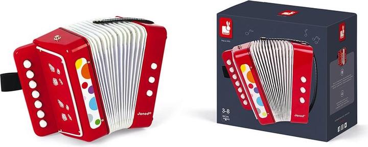 Produktbild Janod Confetti Akkordeon (Deutsch, Spanisch, Französisch, Niederländisch, Italienisch, Englisch)