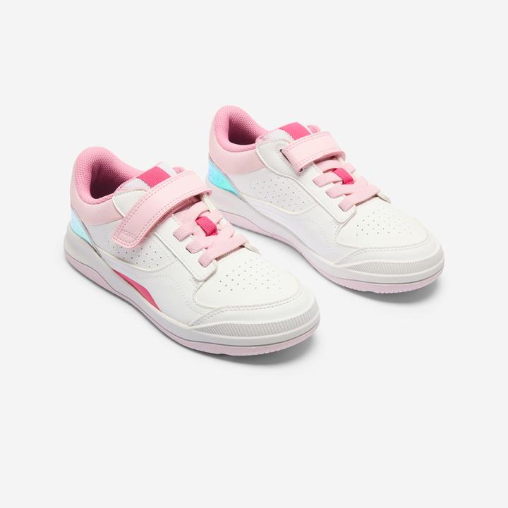 Image du produit Decathlon Chaussures multisport résistantes enfant mixte, Playventure yard blanc et rose (31)