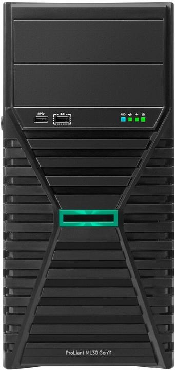 Produktbild HPE ProLiant ML30 Gen11 Tower Xeon E-2434 4-Core 3.4GHz 1x32GB-U 8xSFF Hot Plug 2x480GB SSD VROC 800 (Intel Xeon E-2434, 32 GB, Tower Server)