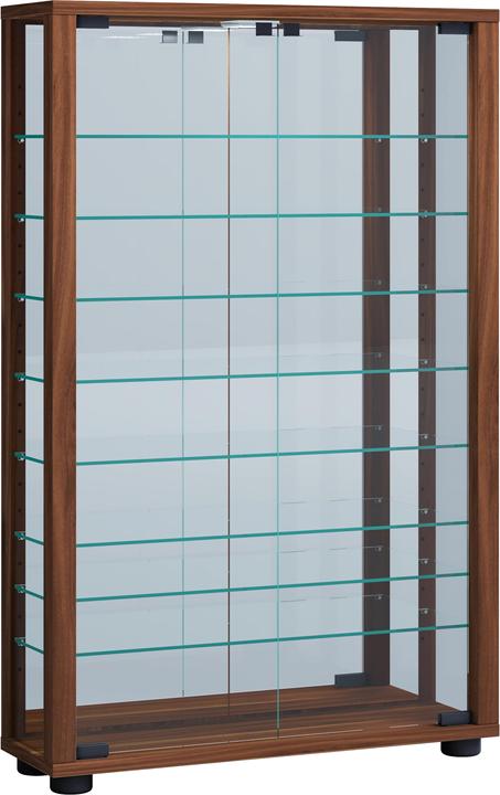 Produktbild VCM Sammel Wandvitrine Holz Glas Vitrosa Mini Spiegel (59 x 18 x 91 cm)