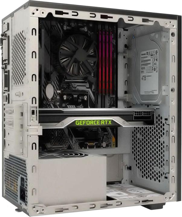 Actual product image Itek SMALLCOM-B Mini Tower Black (mATX, Mini-ITX)