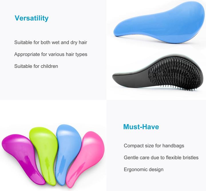 Actual product image Intirilife Hairbrush Mini Detangler