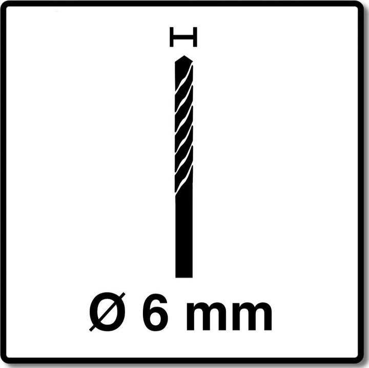 Produktbild Alpen Hartmetall Mehrzweckbohrer 6 m (6 mm)