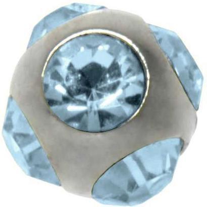 Bijouteria 1.2mm Piercing-Kugel (Kristall, Chirurgenstahl 316L)