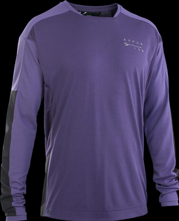 ION Bike Jersey Scrub Amp LS BAT men - dark-purple