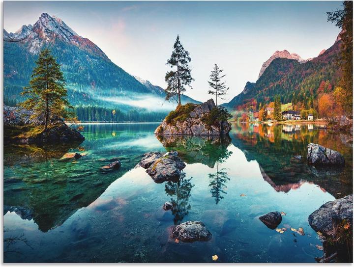 Artland Autumn scene of the Hintersee in front of Alpen U1TM (80 x 60 cm)