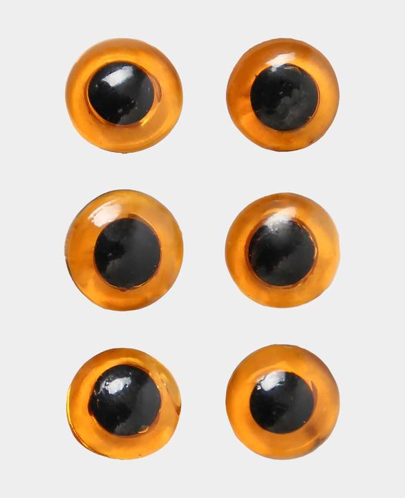 Produktbild I Am Creative Tieraugen mit Öse, Glas, braun, 12 mm
