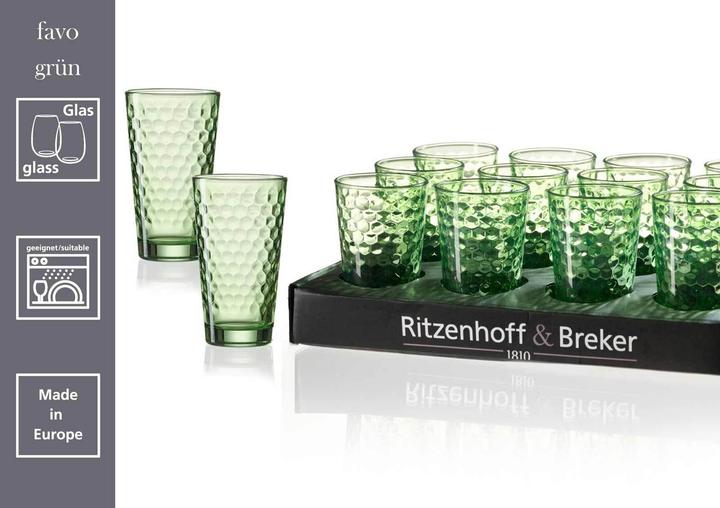 Produktbild Ritzenhoff & Breker Favo Longdrinkgläser (0.40 l, 12 x)