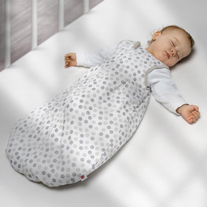 Actual product image Coconette 2-piece sleeping bag set - Circle White Grey + FREE romper sleeping bags (All-season)
