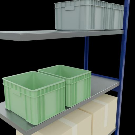Actual product image Schulte Lagertechnik MULTIplus250 boltless add-on bay system with length bolts