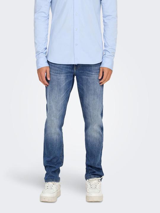 Actual product image Only & Sons ONSWEFT Mittlere Taille Normal geschnitten Jeans Slim Fit Jeans (W29/L30)