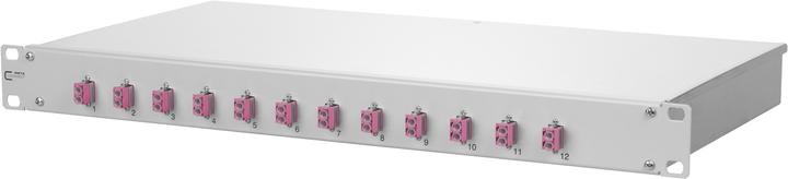 Actual product image Metz Connect BTR 1502577512-F OpDAT fix 12xLC-D OM4 splice 1HE/12gr 24Pgt 12Kup/vio CSH