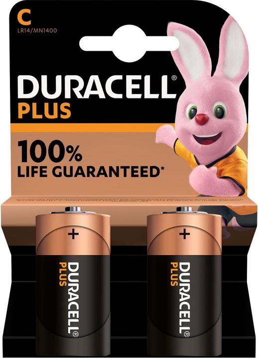Produktbild Duracell Plus (2 Stk., C, 7750 mAh)