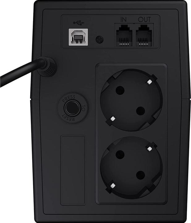 Actual product image GreenCell 600VA 360Wovervoltage protection 230V Black (0.60 VA, 360 W, Line-interactive UPS)