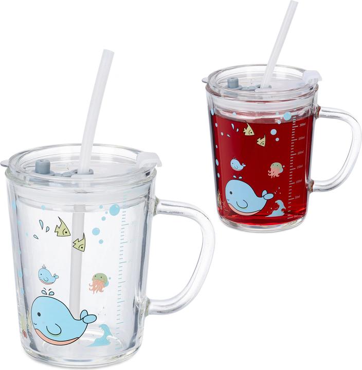 Produktbild Relaxdays 2x Kindergläser