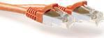 Image du produit Orange 3 meter LSZH SFTP CAT6A patch cable snagless with RJ45 connectors (S/FTP, CAT6, 3 m)