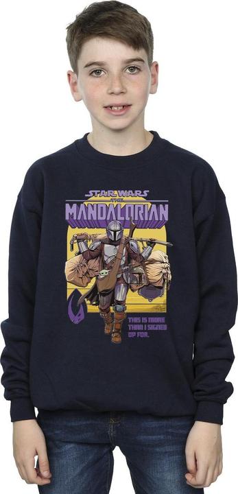 Image du produit Star Wars - Sweat THE MANDALORIAN MORE THAN SIGNED UP FOR - Garçon (128)