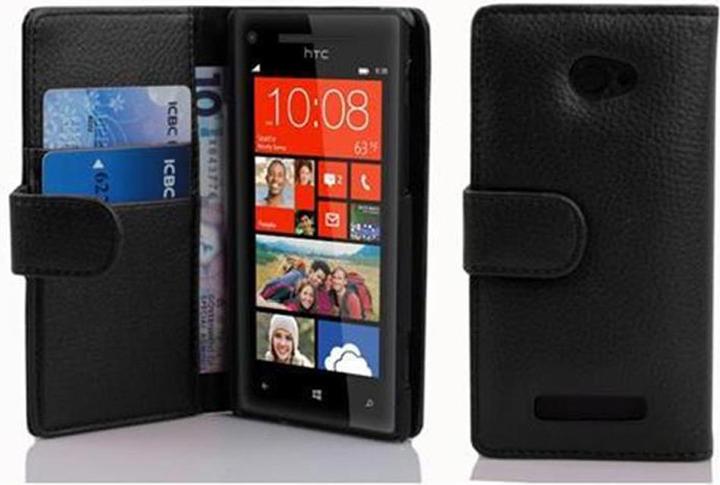 Produktbild Cadorabo Book mit Struktur Cover (HTC 8X)