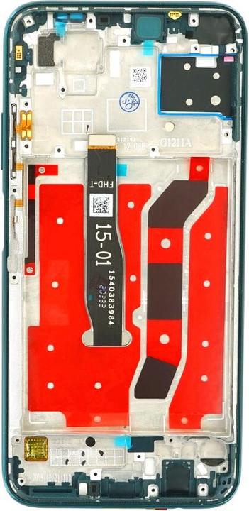 Actual product image OEM Display unit + frame for Huawei P40 Lite crush green (Display, Huawei P40 Lite)