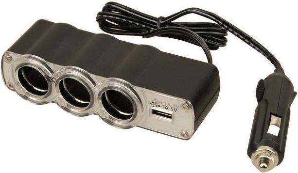 Actual product image No Name USB And 12v Socket Multiplier With Cord