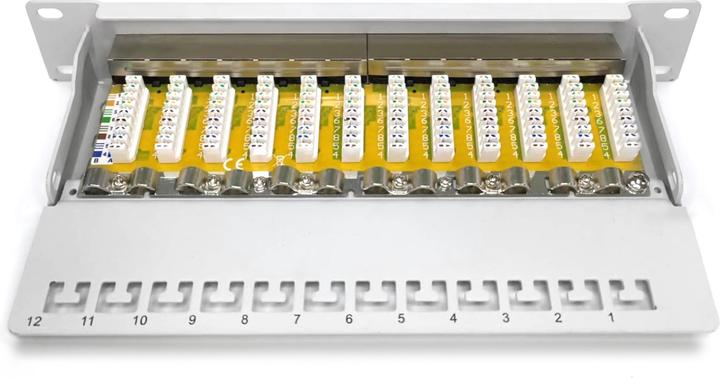 Actual product image Digitus CAT 6 class E patch panel shielded