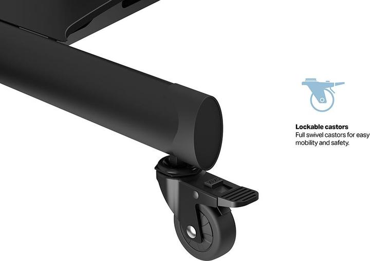 Produktbild Multibrackets Standfuss elektr. 32-75", max 60 kg, schwarz (75", 60 kg)