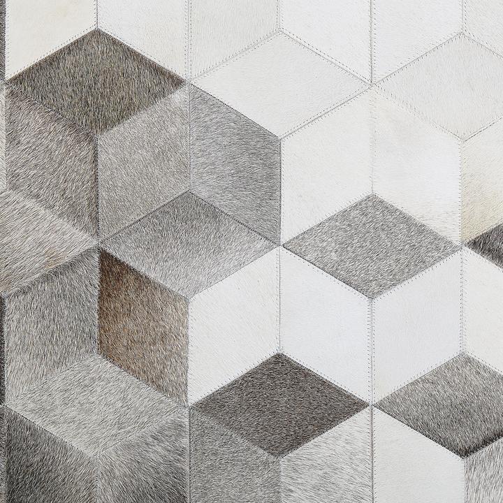 Produktbild Beliani Leder-Patchwork-Teppich (200 x 140 cm)