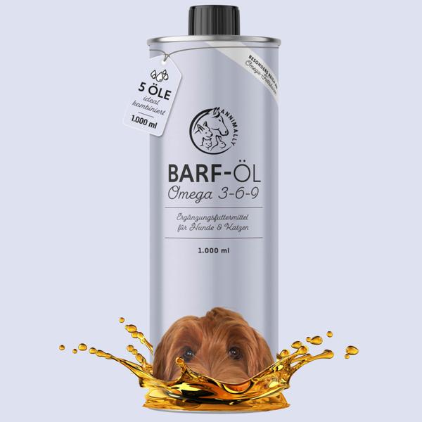 Actual product image Annimally Barf oil 500ml (Senior, Adult, Junior, 1 pcs., 1000 g)