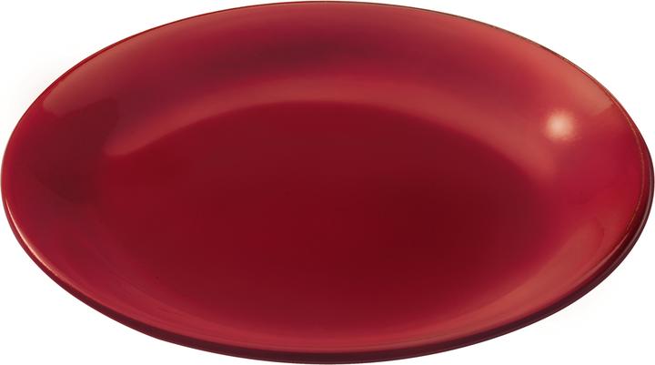 Kuhn Rikon Plate red matt Ø 19 cm
