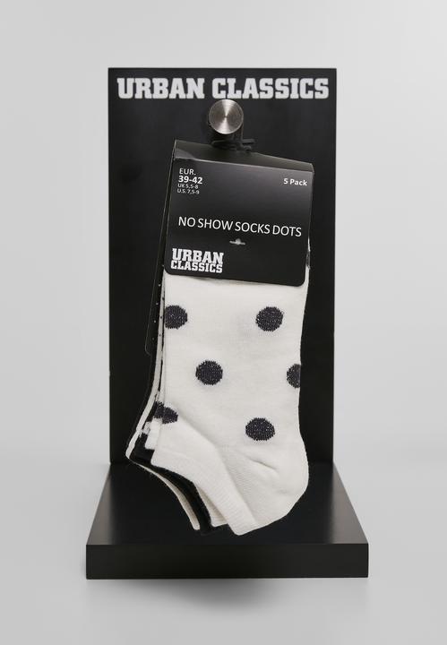 Produktbild Urban Classics No Show Socks Dots 5-Pack (5er Pack, 39 - 42)
