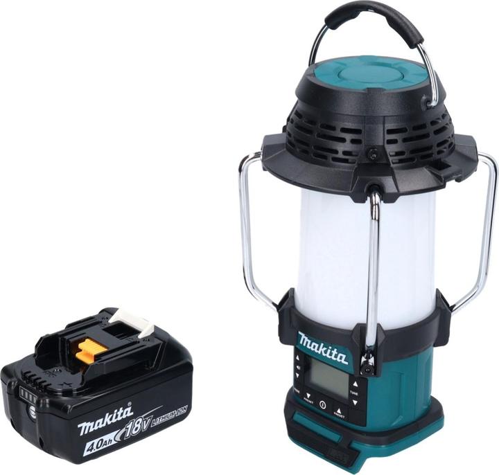 Produktbild Makita DMR 055 M1 Akku Radio 18 V FM mit Laterne 360° Taschenlampe + 1x Akku 4,0 Ah - ohne (FM, AM)