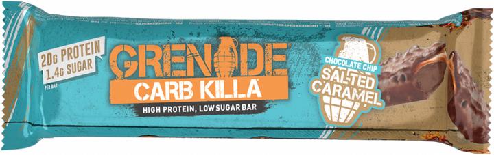 Actual product image Grenade Carb Killa Chocolate Chip Salted Caramel Protein Bar (12x60g) (Caramel, Nougat, Chocolate, 12 pcs., 810 g)
