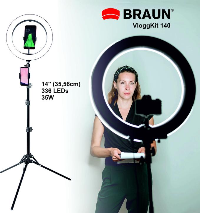 Produktbild Braun Photo BRAUN VloggKit 140 (Ringleuchte)