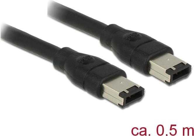 Delock Connecteur FireWire 6 broches (0.50 m, FireWire)
