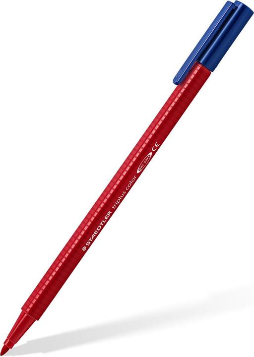 Actual product image Staedtler triplus colour 323 triangular fibre-tip pen, single product, light brown (Light brown, 1 x)