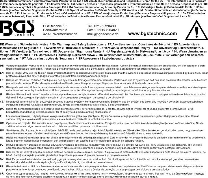 Image du produit BGS Pompe à vide