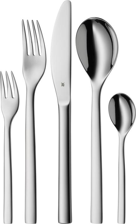 Produktbild WMF Besteck Besteckset 6 Personen Atria 30tlg Monobloc-Messer Edelstahl poliert (30 Stück, Besteck Set)
