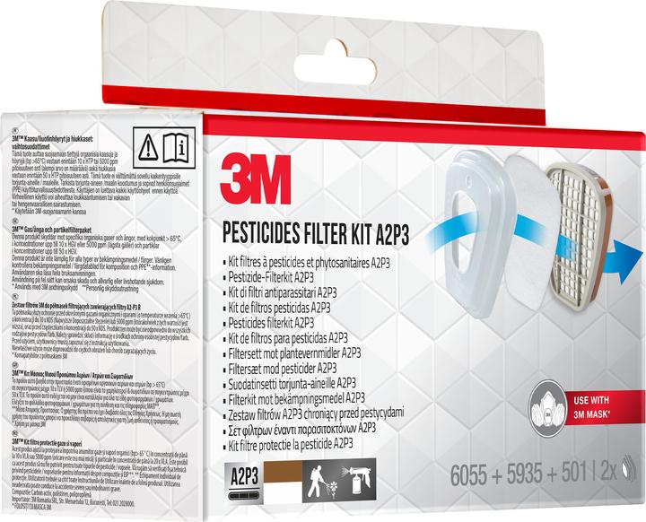 Produktbild 3M Filterkit Pestizid (A2P3, A2, P3, 2 x)